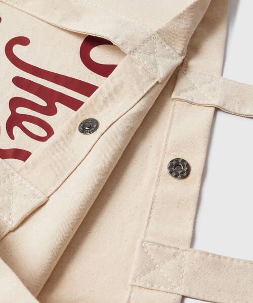 ADAM ET ROPE'（アダムエロペ）の「【by Parra/バイ・パラ】  Last chance books tote bag（トートバッグ・メンズ・キナリ・F）」の4枚目の写真
