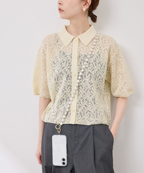 ROPE' PICNIC（ロペピクニック）の「マルチロングストラップ（スマホグッズ・レディース・ホワイト系・F）」の9枚目の写真