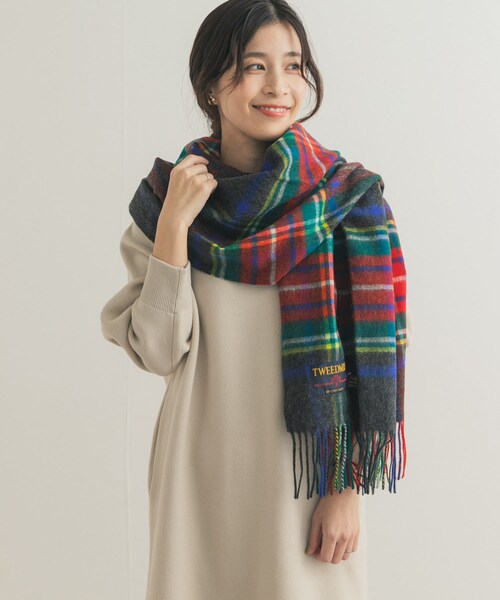 URBAN RESEARCH DOORS(アーバンリサーチドアーズ)の「『一部別注カラー』TWEED MILL Lambswool Stole(マフラー・レディース・Scone CHK/BLU/GRN/CHOCOLATE/McKeller/別注C/GRY/別注T/CHK・Free)」の8枚目の写真