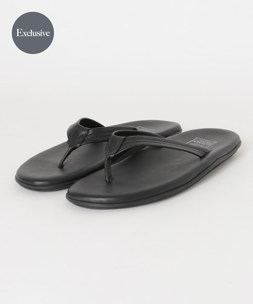 URBAN RESEARCH(アーバンリサーチ)の「『別注』ISLAND SLIPPER×URBAN RESEARCH ナローストラップサンダル(サンダル・メンズ・BLACK/COCOLATE・8/9/10/11/12)」の1枚目の写真