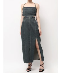 EATME | サイドレースアップデニムワンピース(ワンピース)