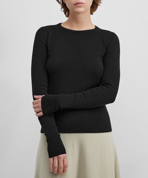 URBAN RESEARCH（アーバンリサーチ）の「Extreme Cashmere　eel（ニット/セーター・レディース・raven/desert/snow・-）」の2枚目の写真