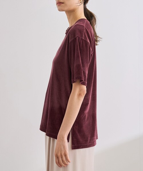 ROPE'（ロペ）の「シアーベロアTシャツ/イージーケア（Tシャツ/カットソー・レディース・ブラック/グレー/ワイン/ピンク系・F）」の22枚目の写真