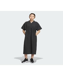 adidas | LUXFLOW カジュアル ウーブン半袖ワンピース(ワンピース)