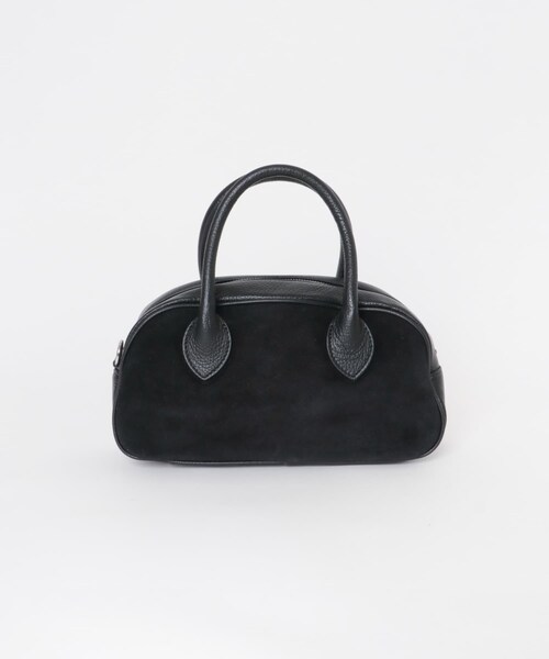 URBAN RESEARCH DOORS(アーバンリサーチドアーズ)の「MARCO BIANCHINI スウェードレザーラウンドバッグ(ショルダーバッグ・レディース・NERO/CUOIOSCURO・FREE)」の5枚目の写真