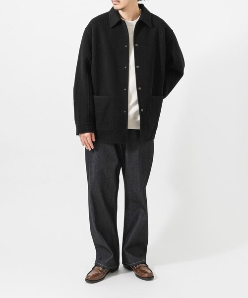 URBAN RESEARCH(アーバンリサーチ)の「『別注』FRAIZZOLI×URBAN RESEARCH REVER COVERALL JACKET(カバーオール・メンズ・BLACK/BROWN/廃盤・46/48/M/L)」の18枚目の写真