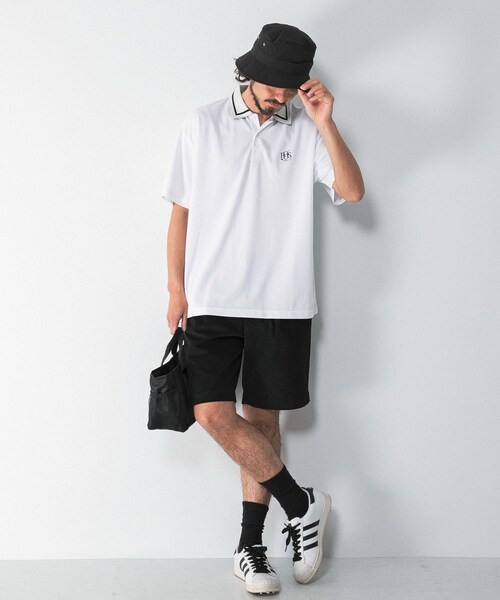 URBAN RESEARCH Sonny Label（アーバンリサーチサニーレーベル）の「OOPS　吸水速乾ラインポロシャツ（ポロシャツ・メンズ・OFF/NAVY・M/L/XL）」の16枚目の写真