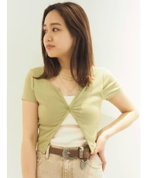 EVRIS | レイヤードショートTEE(Tシャツ/カットソー)