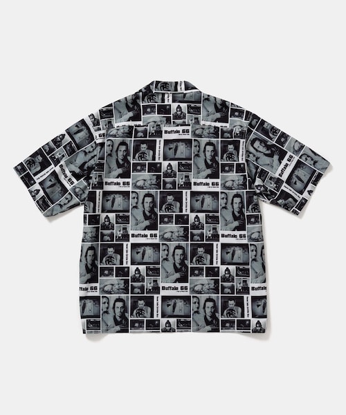 ADAM ET ROPE'(アダムエロペ)の「【Buffalo 66 × 10Culture for ADAM ET ROPE'】Buffalo 66 SHORT SLEEVE SHIRT(シャツ/ブラウス・レディース・ブラック/ホワイト・L/M)」の11枚目の写真