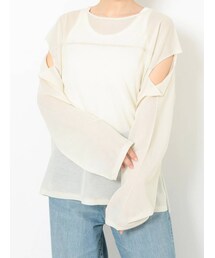 Ungrid | ショルダーカットシアーニット(ニット/セーター)