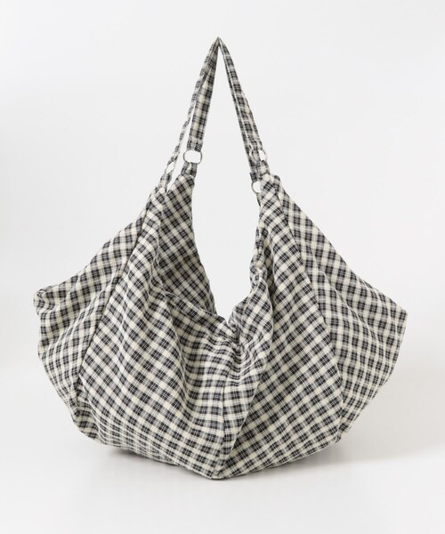 KBF(ケイビーエフ)の「2WAYビッグイージBAG(トートバッグ・レディース・IVORY/GREEN/IVORY2・One/one)」の19枚目の写真