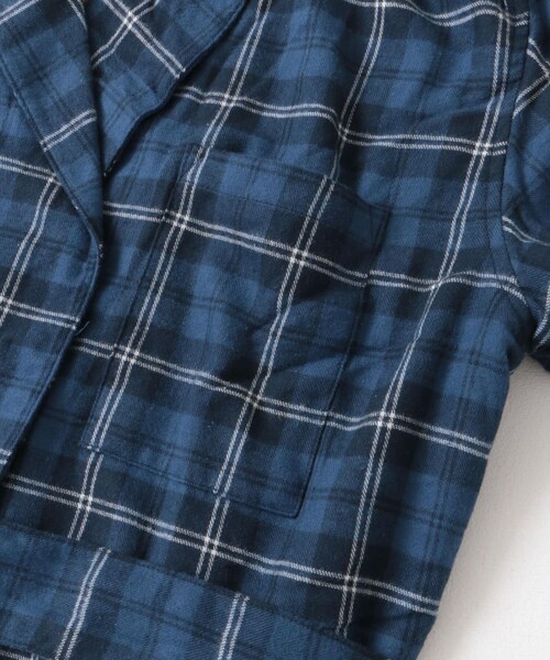 URBAN RESEARCH DOORS（アーバンリサーチドアーズ）の「L.L.Bean　ScotchPlaidFlannelRobe（テーラードジャケット・レディース・Grey/Swan・M）」の21枚目の写真