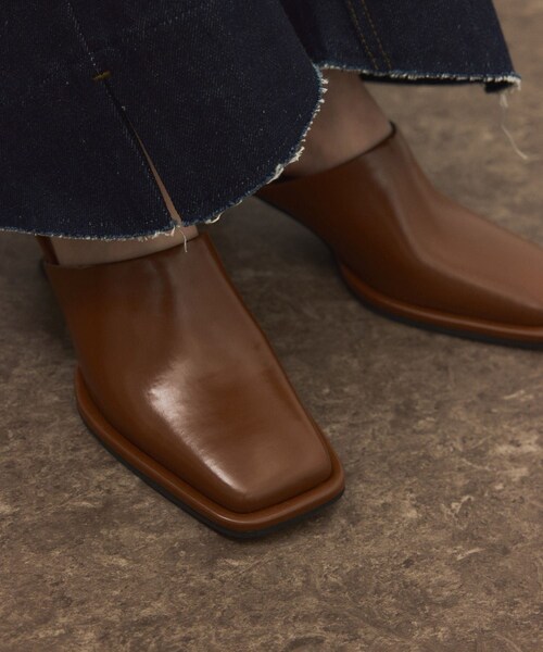 ADAM ET ROPE'（アダムエロペ）の「スクエアミュール（サンダル・レディース・ブラック/ブラウン・23.0/23.5/24.0/24.5）」の14枚目の写真