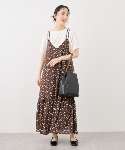 ROPE' PICNIC(ロペピクニック)の「RENUロゴ&フォトアソートプリントTシャツ/UVカット・接触冷感・イージーケア(Tシャツ/カットソー・レディース・ホワイト/ホワイト系・F)」の15枚目の写真