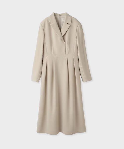 ROPE'(ロペ)の「【一部店舗限定】【REALM(レルム)】LONG-SLEEVE DRESS|ドレス 26SS(ドレス・レディース・ネイビー/ベージュ・36/38)」の1枚目の写真
