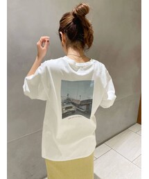 Ungrid | バックフォトプリントロングスリーブTee(Tシャツ/カットソー)