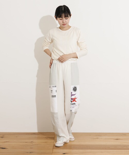 THE GOODLAND MARKET（ザグッドランドマーケット）の「SREU　Swiching PANTS（その他パンツ・レディース・IVORY2/IVORY1/BLACK1/BLACK2・L/S）」の17枚目の写真