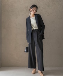 URBAN RESEARCH ROSSO WOMEN | 防シワハイウエストワイドスラックス(その他パンツ)