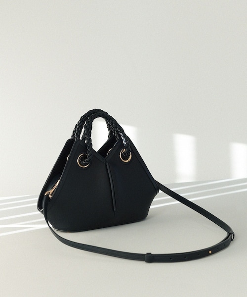 ROPE'（ロペ）の「【teau】navire（ナビーレ） SHOULDER BAG Small / 2way（ハンドバッグ・レディース・オフホワイト/ネイビー・F）」の13枚目の写真