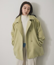 SENSE OF PLACE by URBAN RESEARCH | マルチカラーシャギーコート(その他アウター)