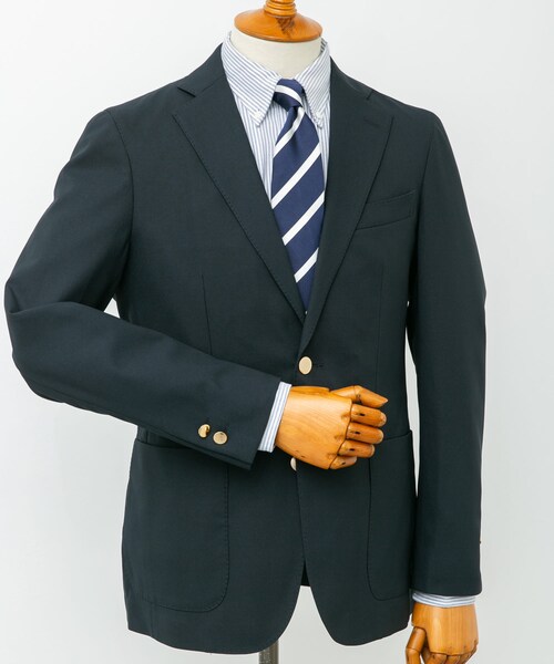 URBAN RESEARCH DOORS(アーバンリサーチドアーズ)の「『イージーケア』LIFE STYLE TAILOR ストレッチオックスメタルボタンブレザー(その他アウター・メンズ・NAVY・44/46/48/50)」の10枚目の写真