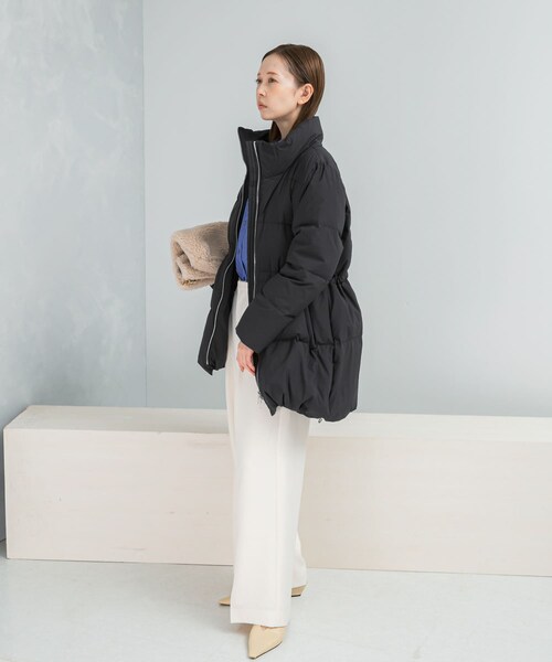 URBAN RESEARCH ROSSO（アーバンリサーチロッソ）の「LIMONTA撥水ミドルダウンコート（その他アウター・レディース・CAMEL/BLACK・36/38）」の8枚目の写真