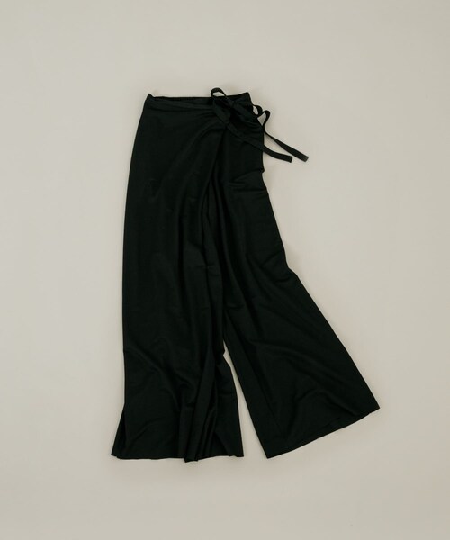 LAATO（ラート）の「wrap cut pants（その他パンツ・レディース・インク/ネズミ/ラクダ・FREE）」の9枚目の写真