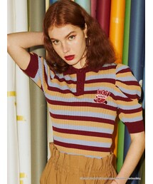 OSAMU GOODS | OSAMU GOODS® パワショルニットポロ(ニット/セーター)