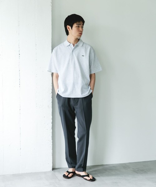 URBAN RESEARCH DOORS(アーバンリサーチドアーズ)の「『別注』PENNEYS×DOORS THE FOX 鹿の子 ポロシャツ(ポロシャツ・メンズ・ASHGRAY/MINT/NAVY/CHARCOAL・M/L)」の10枚目の写真