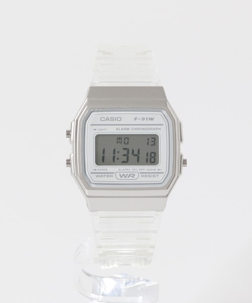 URBAN RESEARCH DOORS(アーバンリサーチドアーズ)の「CASIO F-91WS-7JH(アナログ腕時計・メンズ・CLEAR/WHT・FREE)」の1枚目の写真