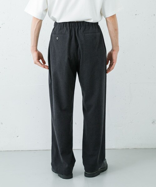 URBAN RESEARCH（アーバンリサーチ）の「Cale　シルクウールニドムパンツ（その他パンツ・メンズ・Black・3/4）」の5枚目の写真