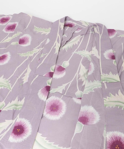 URBAN RESEARCH ROSSO（アーバンリサーチロッソ）の「浴衣 たんぽぽ（着物・メンズ・紫・FREE）」の10枚目の写真