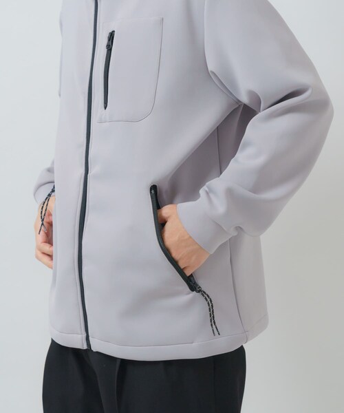 ITEMS URBANRESEARCH(アイテムズ アーバンリサーチ)の「調温機能ストレッチダンボールパーカー(楽着シリーズ)(パーカー・メンズ・BLK/GRY/NVY・M/L)」の14枚目の写真