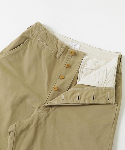 URBAN RESEARCH(アーバンリサーチ)の「CIOTA Weapon Chino Cloth Pants(チノパンツ・レディース・Beige・1/2)」の9枚目の写真
