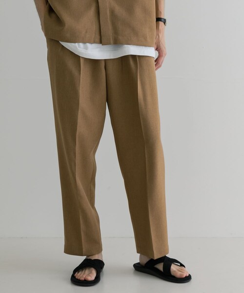 URBAN RESEARCH（アーバンリサーチ）の「URBAN RESEARCH iD　LINEN LIKE EASY PANTS（その他パンツ・メンズ・BLUE/BEIGE・M/L）」の4枚目の写真