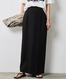 nissen | カットソーマキシスカート＜大きいサイズ有＞シックスタイル(スカート)