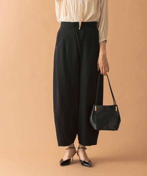 URBAN RESEARCH ROSSO（アーバンリサーチロッソ）の「カーブパンツ（その他パンツ・レディース・BLACK/GREIGE・36/38）」の10枚目の写真