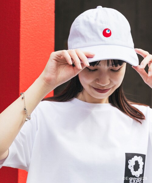 THE GOODLAND MARKET（ザグッドランドマーケット）の「EXPO2025 CAP-EYE（キャップ・レディース・WHITE/BLACK・one）」の3枚目の写真
