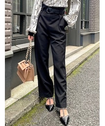 RESEXXY | フロントタックワイドパンツ(その他パンツ)