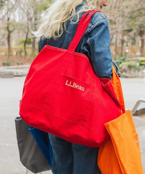 URBAN RESEARCH DOORS(アーバンリサーチドアーズ)の「『別注』L.L.Bean×DOORS GROCERY TOTE(トートバッグ・レディース・GRAY/BLUE/RED/ORANGE・One)」の19枚目の写真
