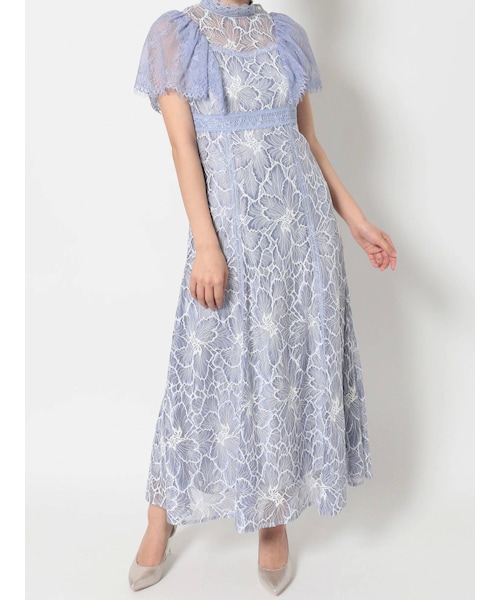 MERCURYDUO（マーキュリーデュオ）の「フラワーレースケープスリーブ 