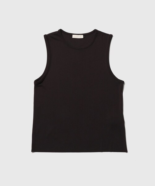 ADAM ET ROPE'（アダムエロペ）の「【AMOMENTO/アモーメント】ROUND NECK SLEEVELESS TOP（タンクトップ・メンズ・チャコール・L/M）」の2枚目の写真