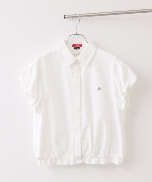 VIS(ビス)の「【POLO BCS】VIS別注コンパクトシャツ(シャツ/ブラウス・レディース・ブラック系/ホワイト系/サックス/ピンク・F)」の12枚目の写真