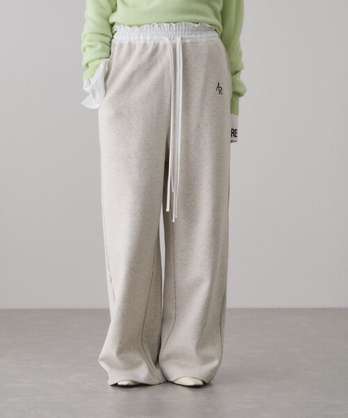 ADAM ET ROPE'（アダムエロペ）の「コンビウエストスウェットイージーパンツ（その他パンツ・レディース・グレー系/キナリ系・36/38）」の18枚目の写真
