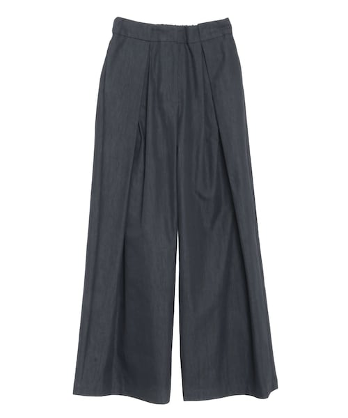 ELENDEEK(エレンディーク)の「TWILL TUCK WIDE PT(その他パンツ・レディース・ネイビー/ベージュ・1/2)」の1枚目の写真