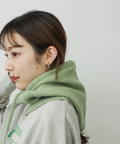 SENSE OF PLACE by URBAN RESEARCH(センスオブプレイスバイアーバンリサーチ)の「バラクラバ(ニットキャップ/ビーニー・レディース・GREEN/BLACK/IVORY・one)」の13枚目の写真