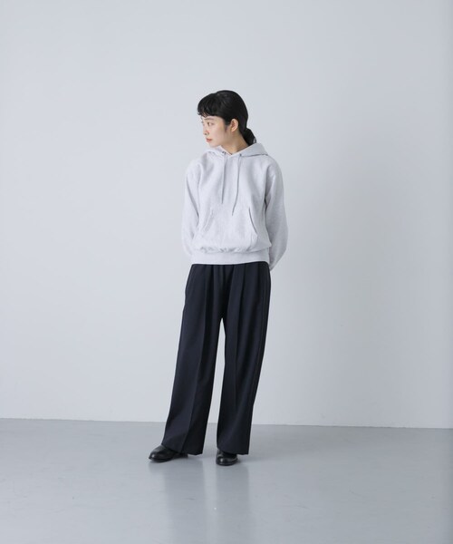 かぐれ（カグレ）の「blurhmsROOTSTOCK　Soft＆Hard Sweat Hoodie Pullover（パーカー・レディース・HeatherWh/DarkPurple・0）」の8枚目の写真
