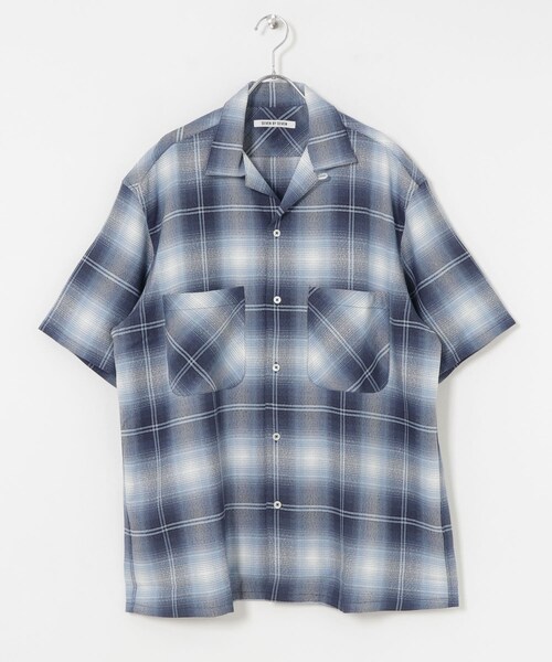 URBAN RESEARCH(アーバンリサーチ)の「SEVEN BY SEVEN OPEN COLLAR SHEER SHIRTS S/S(シャツ/ブラウス・メンズ・110 BLUE・S/M)」の8枚目の写真