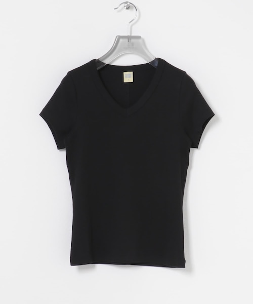 URBAN RESEARCH(アーバンリサーチ)の「FLORE FLORE JILL BABY T-SHIRTS(Tシャツ/カットソー・レディース・WHITE/BLACK/OFF WHITE/EVERGREEN/STRAW/MULBERRY・S)」の2枚目の写真