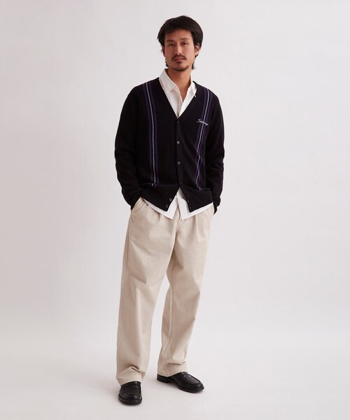 Saturdays NYC(サタデーズ ニューヨークシティ )の「MICHAEL HIGH GUAGE KNIT CARDIGAN(カーディガン/ボレロ・レディース・サックス/ブラック・XL/L/S/M)」の20枚目の写真